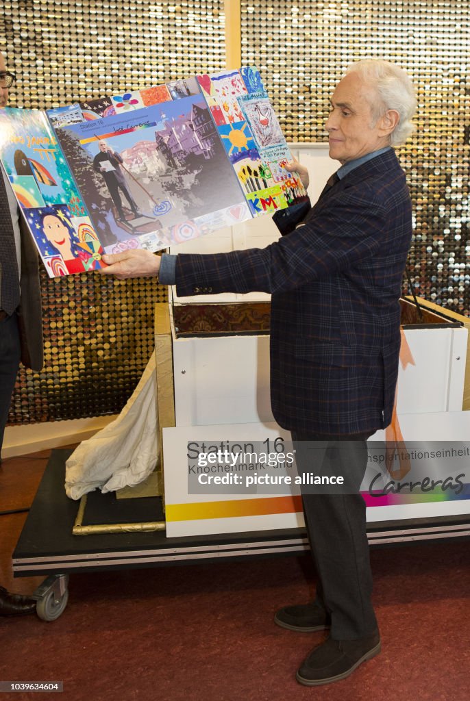José Carreras visits oncology ward in Tuebingen