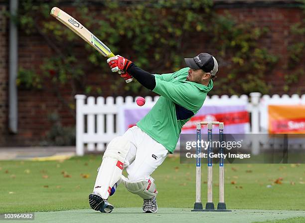 Tom Impey of Urban Projects pulls during the London Corporate Cup Final between Urban Projects and Hogan Lovells during the Save the Children Charity...