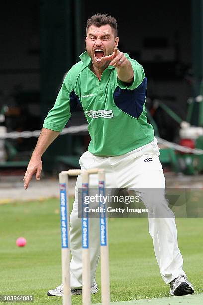 Tom Impey of Urban Projects appeals unsuccessfully during the London Corporate Cup Final between Urban Projects and Hogan Lovells during the Save the...