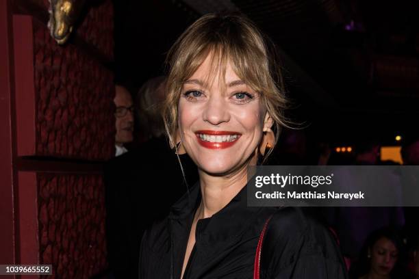 Actress Heike Makatsch attends the First Steps Awards 2018 at Theater des Westens on September 24, 2018 in Berlin, Germany.