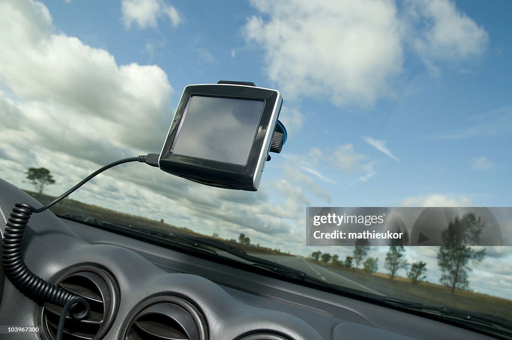 Das Navigationssystem im Auto