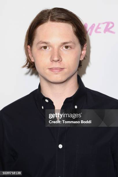 Jack Kilmer attends the Premiere Of Blue Fox Entertainment's "Summer '03" at the Vista Theatre on September 24, 2018 in Los Angeles, California.