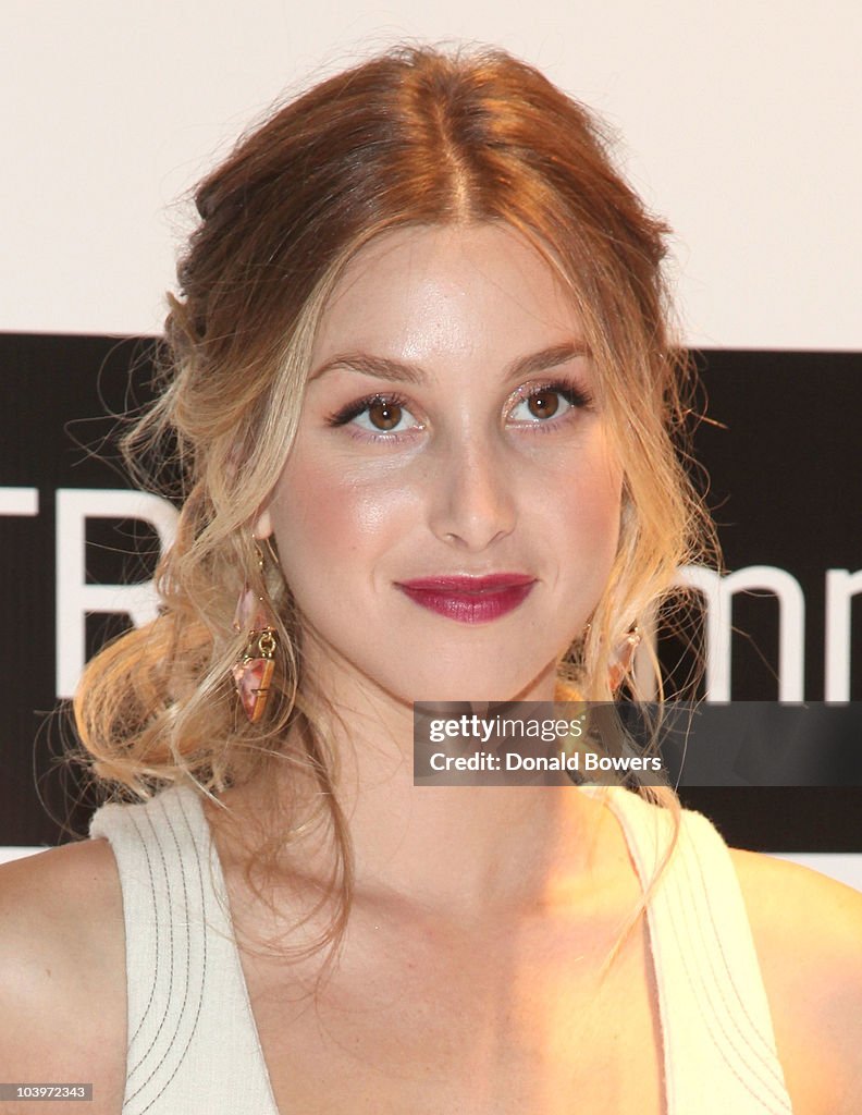 Whitney Port Appearance at TRESemme Booth at Spring 2011 MBFW