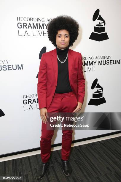 Jose James attends Lean on Me: A Tribute to Bill Withers with Jose James & Don Was at the GRAMMY Museum on September 24, 2018 in Los Angeles,...