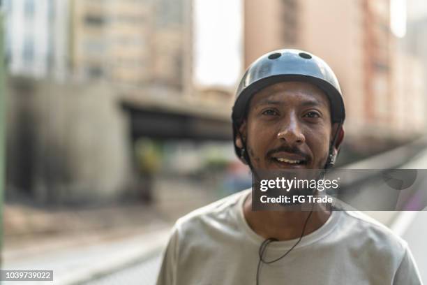 skateboarding man lifestyle portrait in the street - 40 2018 stock pictures, royalty-free photos & images