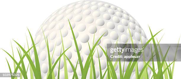 in the rough - indoor golf stock illustrations