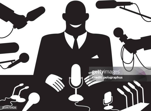 gute news - job interview stock-grafiken, -clipart, -cartoons und -symbole