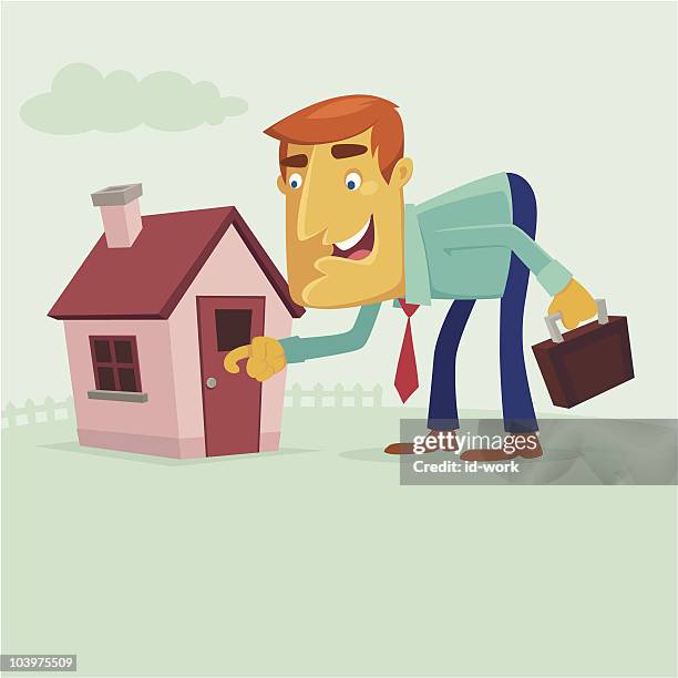 visitor - ginger man stock illustrations