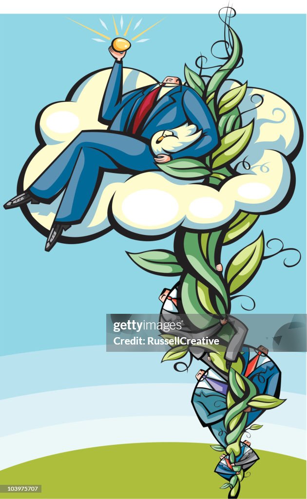 Businessman with the Golden Egg