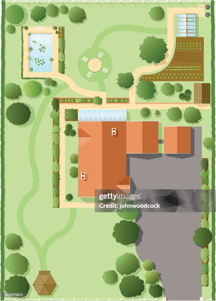 Vector Building Plan House Plan High-Res Vector Graphic - Getty Images