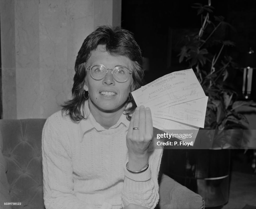 Wimbledon Champion Billie Jean King