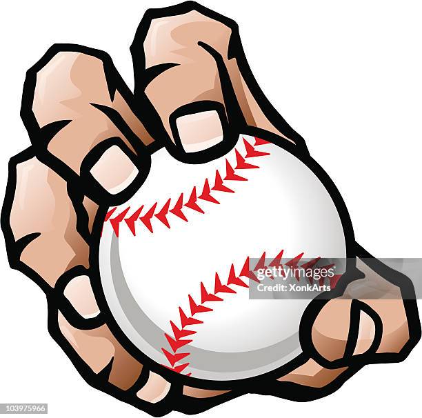 knuckleball - baseball pitcher vector stock illustrations