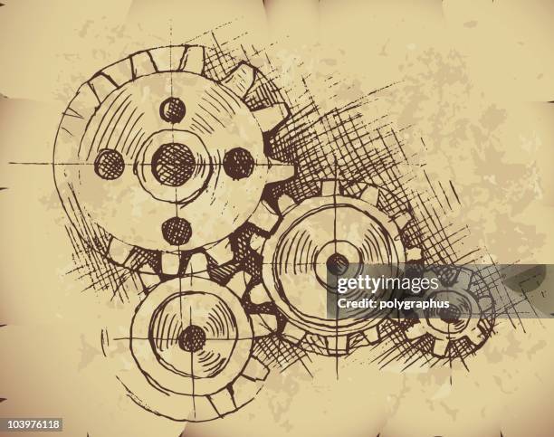 getriebe - verzahnt stock-grafiken, -clipart, -cartoons und -symbole