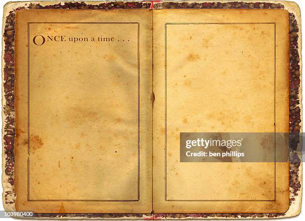 once upon a time - old book texture stock pictures, royalty-free photos & images