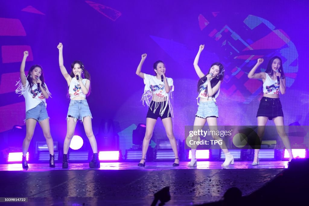 Red Velvet Taipei concert in Taipei, Taiwan, China on 24th September, 2018