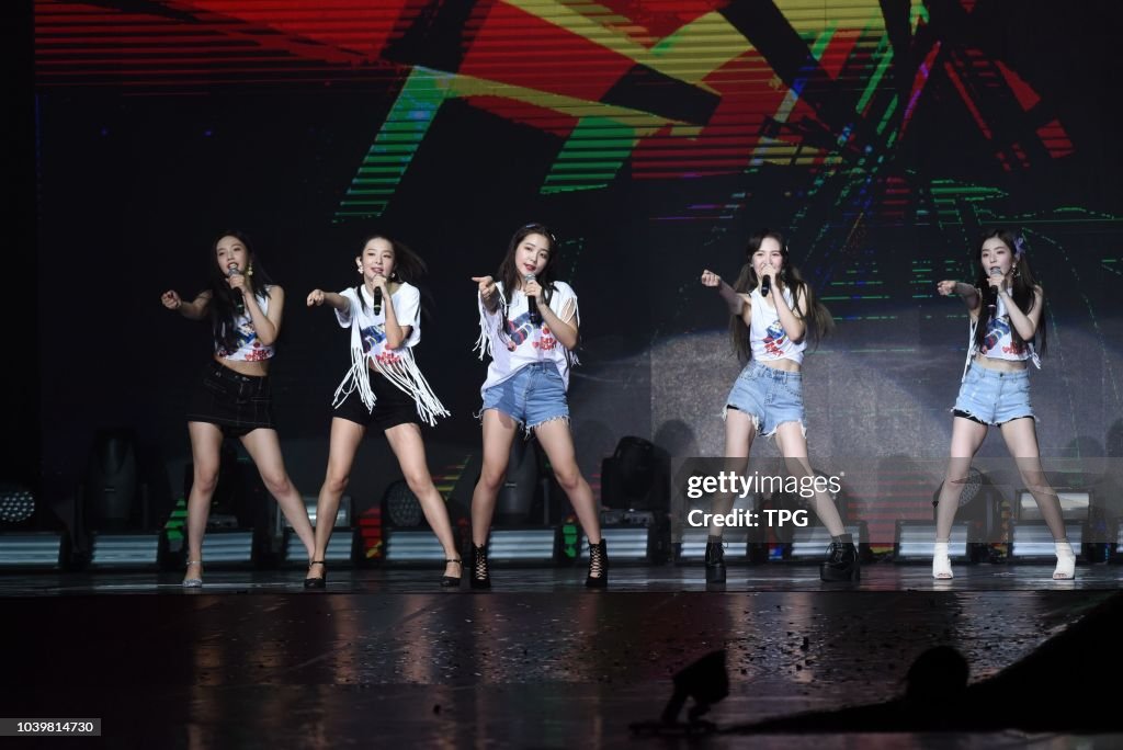 Red Velvet Taipei concert in Taipei, Taiwan, China on 24th September, 2018