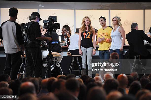 In this handout image provided by ABC, An extraordinary lineup of actors, musicians, athletes and journalists banded together for "Stand Up To...