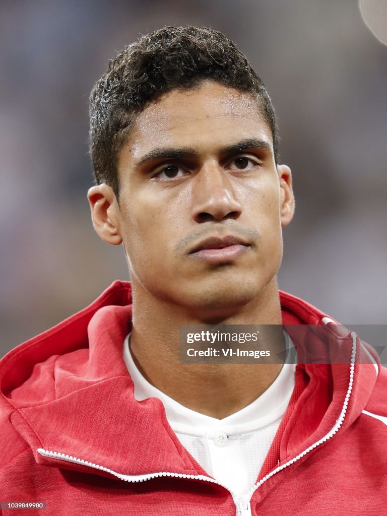 Varane As Roma Raphael Varane of Real Madrid during the UEFA Champions League group ...