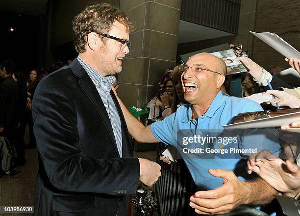 Actor Rainn Wilson arrives at the "Super" Premiere held at Ryerson Theatre during the 35th Toronto International Film Festival on September 10, 2010...