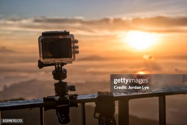 device take a landscape video time lapse - action camera stock pictures, royalty-free photos & images