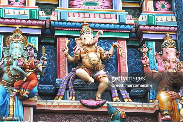 templo ganesh - hinduísmo - fotografias e filmes do acervo