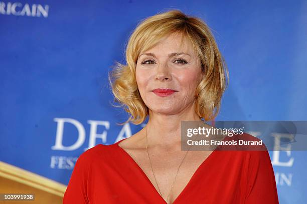 Actress Kim Cattrall attends the photocall for the film 'Meet Monica Velour' during the 36th Deauville American Film Festival on September 11, 2010...