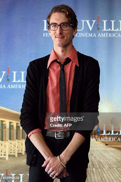 Actor Dustin Ingram poses during the photocall of the movie "Meet Monica Velour" presented out of the competition at the 36th American Film Festival,...
