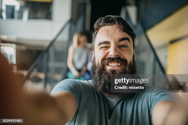 selfie - selfie male stock pictures, royalty-free photos & images