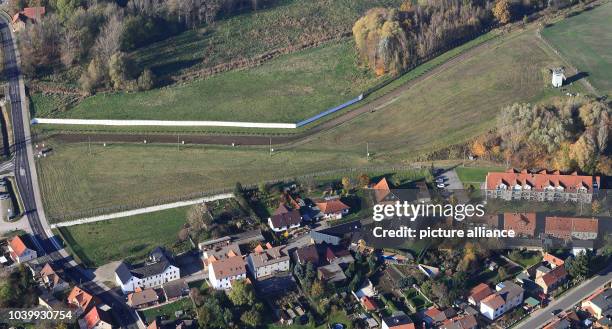 The preserved wall along the East and West German border in the border museum in Hoetensleben, Germany, 07 November 2014. A big program has started...