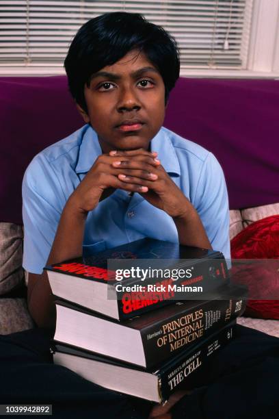 Twelve-year-old prodigy and third year pre-med student Balamurali Krishna Ambati at New York University. Ambati will graduate from New York...