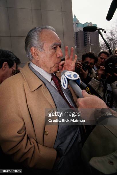 Anthony Quinn during the trial of John Joseph "Johnny Boy" Gotti, Jr., head of the Gambino crime family, currently being charged with racketeering,...