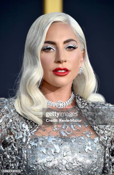 Lady Gaga attends the premiere of Warner Bros. Pictures' 'A Star Is Born' at The Shrine Auditorium on September 24, 2018 in Los Angeles, California.