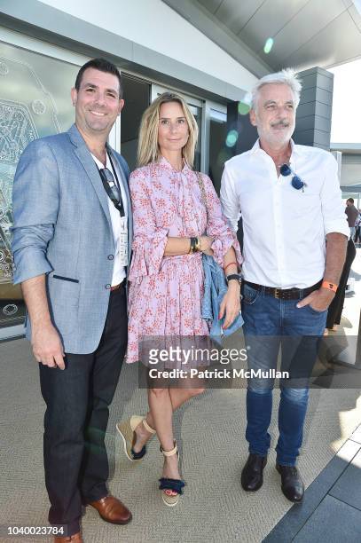 Ronald Alalouf, Guest and Dominic Gerente attend The Bridge 2018 at The Bridge on September 15, 2018 in Bridgehampton, NY.