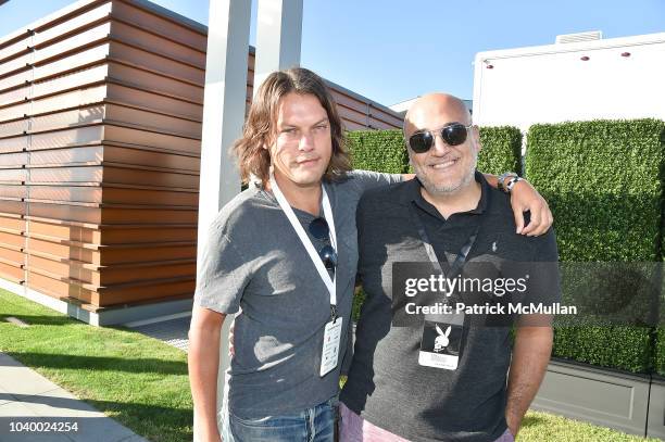 Lee Cartwright and Albert Bianchini attend The Bridge 2018 at The Bridge on September 15, 2018 in Bridgehampton, NY.