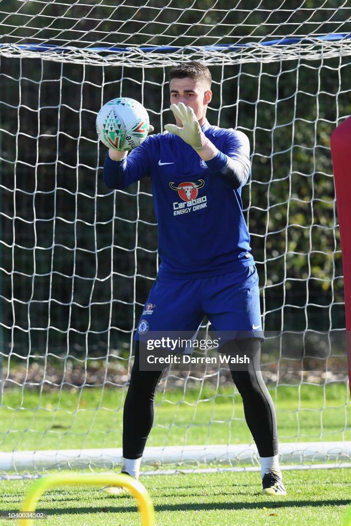 Chelsea Training and Press Conference