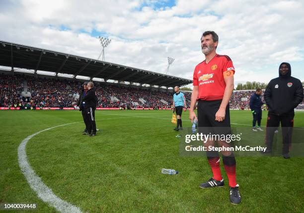 Cork , Ireland - 25 September 2018; Roy Keane of Manchester United Legends during the Liam Miller Memorial match between Manchester United Legends...