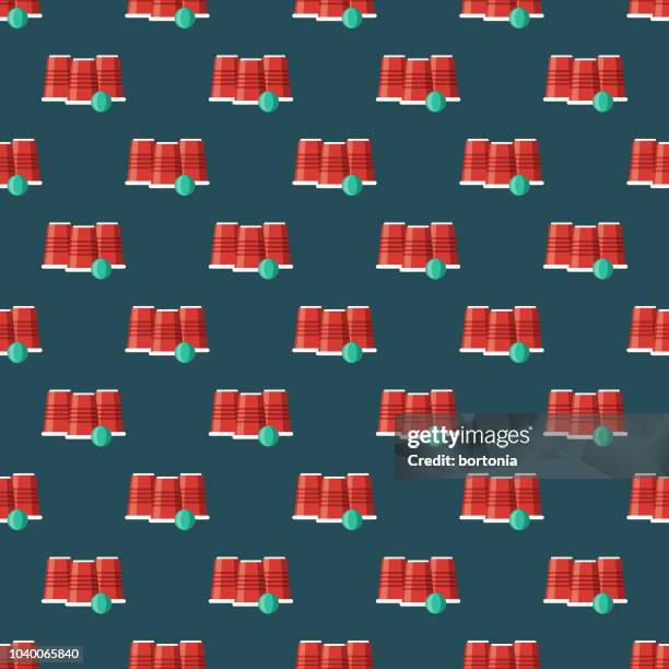 carnival tricks seamless pattern - fiesta background stock illustrations