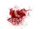 Blood red paint ink splatter sample
