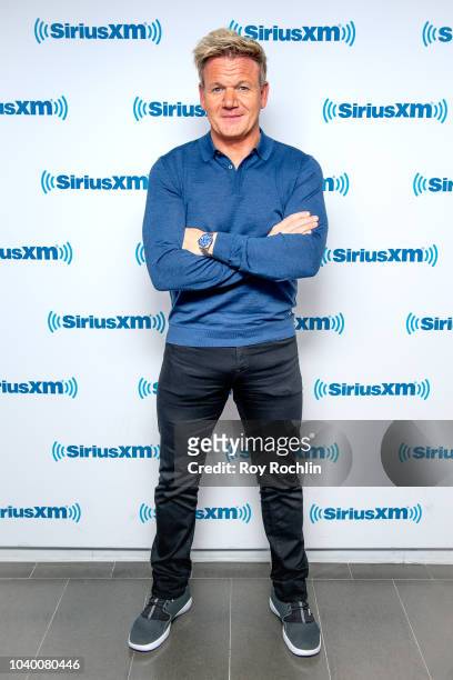 Gordon Ramsay visits Sway In the Morning on Shade 45 at SiriusXM Studios on September 25, 2018 in New York City.