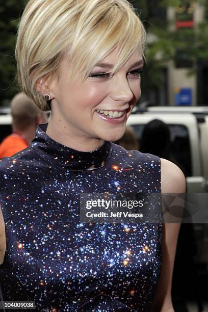 Actress Carry Mulligan arrives at the "Never Let Me Go" Premiere held at the Ryerson Theatre during the 35th Toronto International Film Festival on...