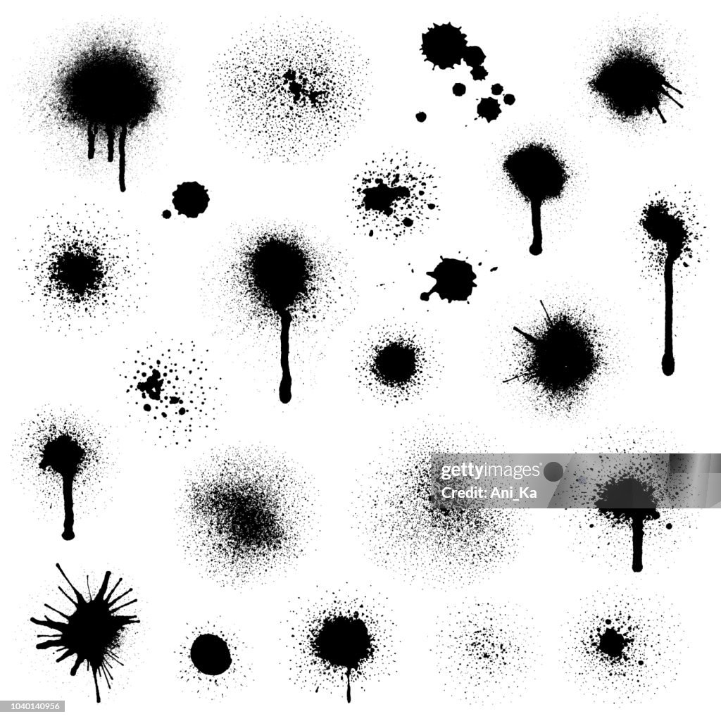 Borrones de tinta Grunge