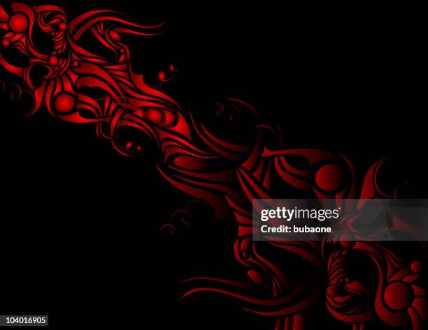 design background, liquid, motion, fluid, fire, hell, tribal tattoo - hell stock illustrations