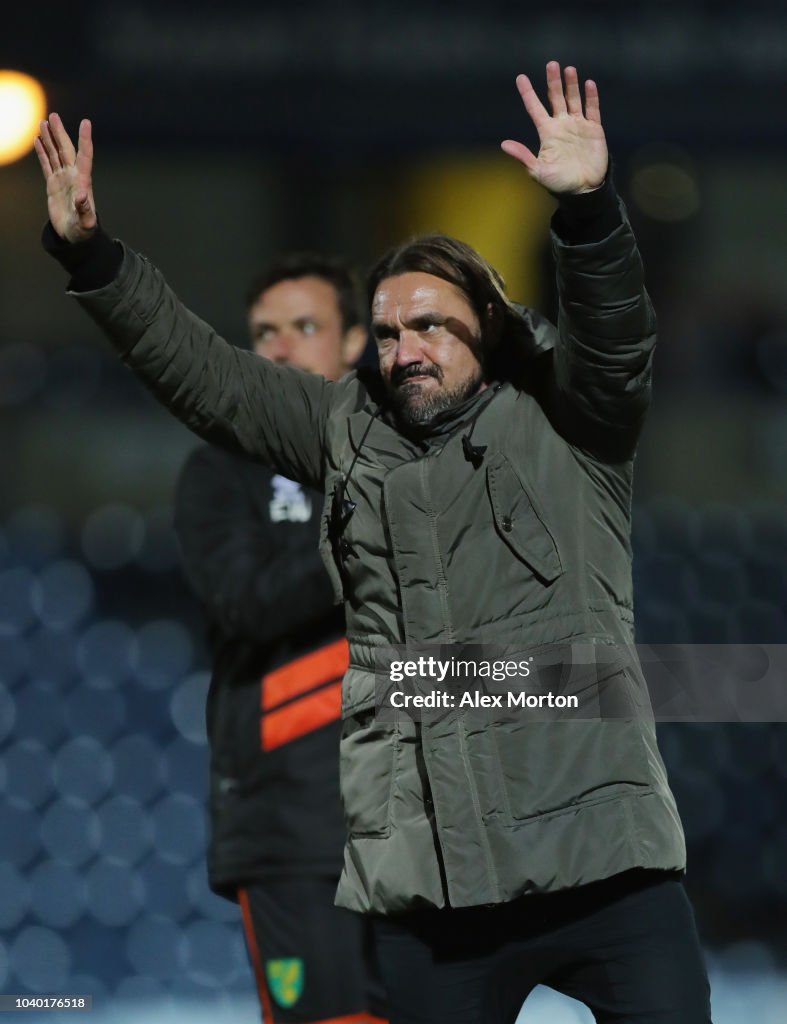 Wycombe Wanderers v Norwich City - Carabao Cup Third Round