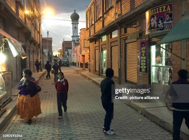 View of the church Cuerpo de Cristo, designed by Father Sebastian Obermaier to resemble the Bavarian churches, El Alto, Bolivia, 28 February 2016....