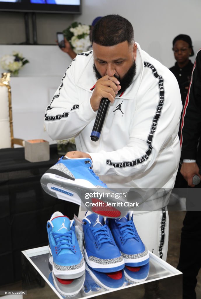 DJ Khaled And Brand Jordan Unveil The