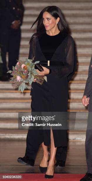 Meghan, Duchess of Sussex opens 'Oceania' at Royal Academy of Arts on September 25, 2018 in London, England. 'Oceania' is the first-ever major survey...