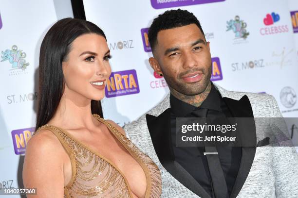 Alice Goodwin and Jermaine Pennant attend the National Reality TV Awards held at Porchester Hall on September 25, 2018 in London, England.