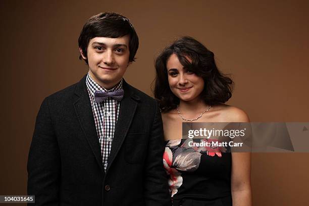 Actor Craig Roberts and actress Yasmin Paige from "Submarine" poses for a portrait during the 2010 Toronto International Film Festival in Guess...