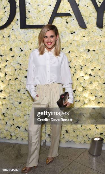 Ashley Roberts attends the Olay Celebrity and Influencer launch party at Sky Garden on September 25, 2018 in London, England.