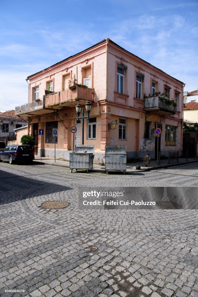 Old town street of Batumi, Georgia